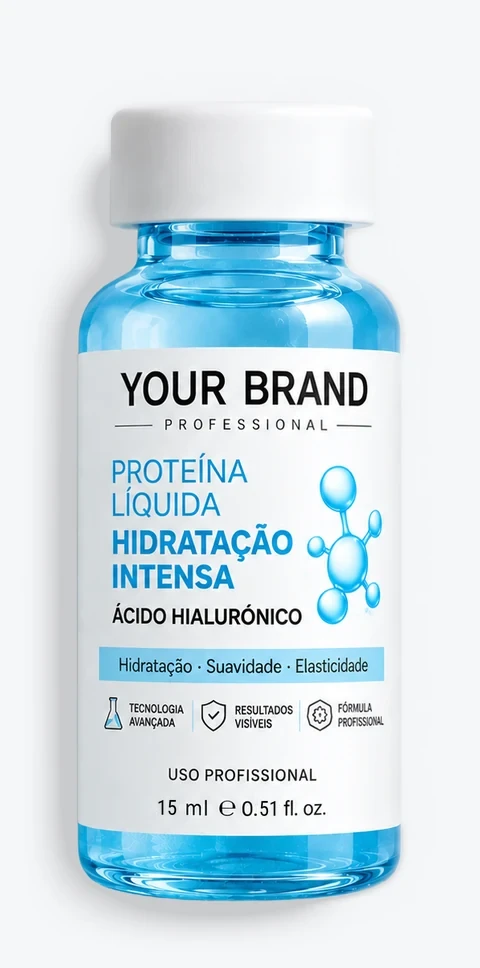 Hyaluronic Acid Liquid Protein: intense hydration, 15 ml ampoule
