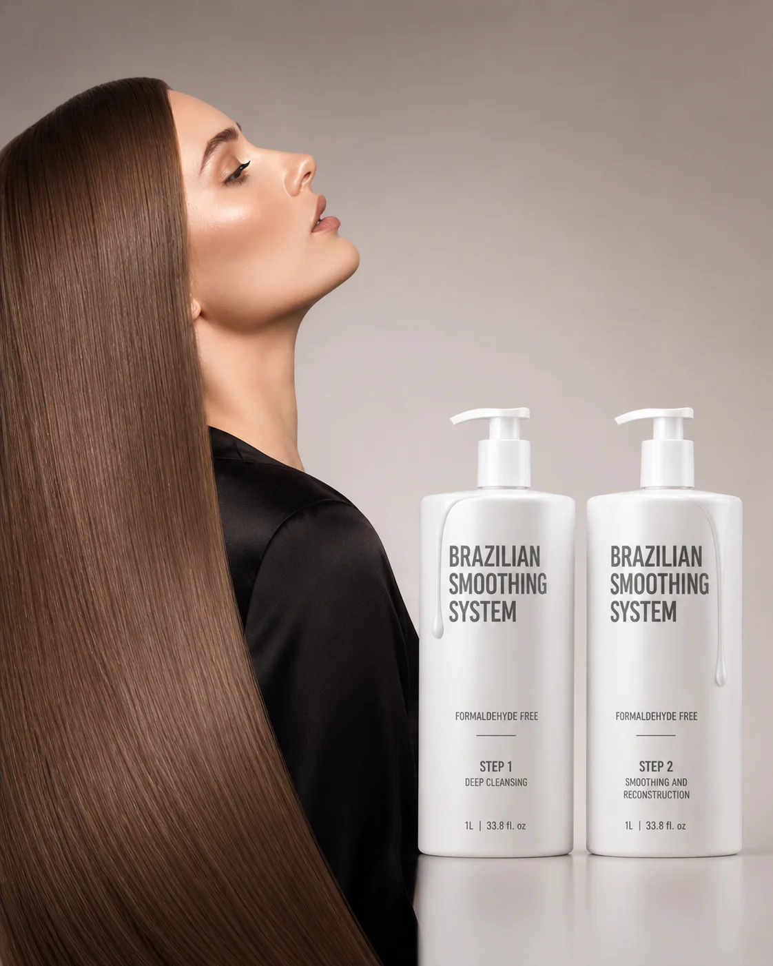 Alisado brasileño sin formol para marca propia - formulación profesional Click Beauty Labs