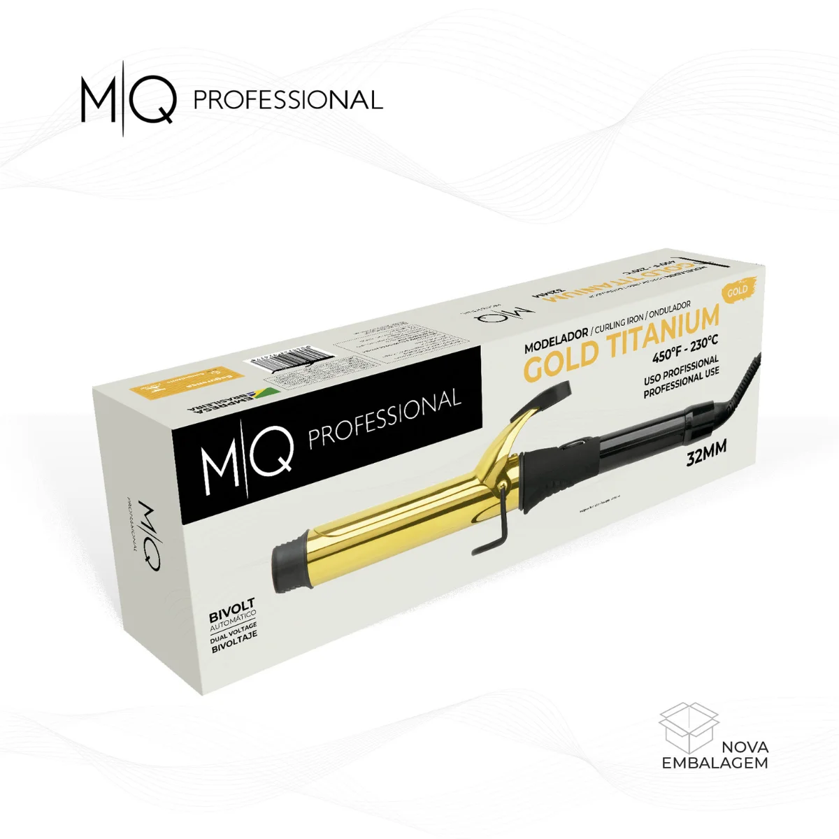 MQ Curling Gold curling iron box