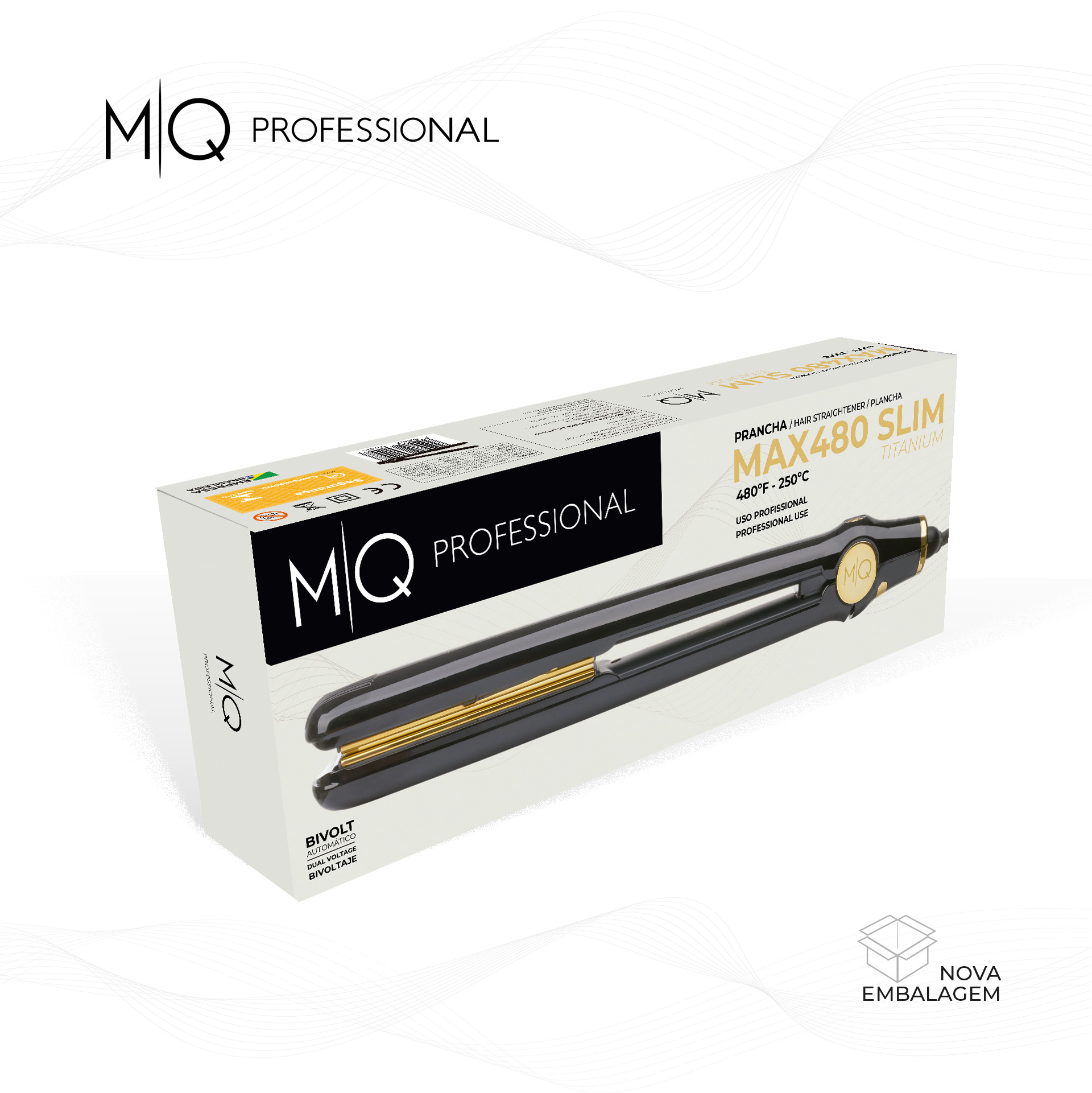 MQ Max 480 Slim EU caja plancha profesional