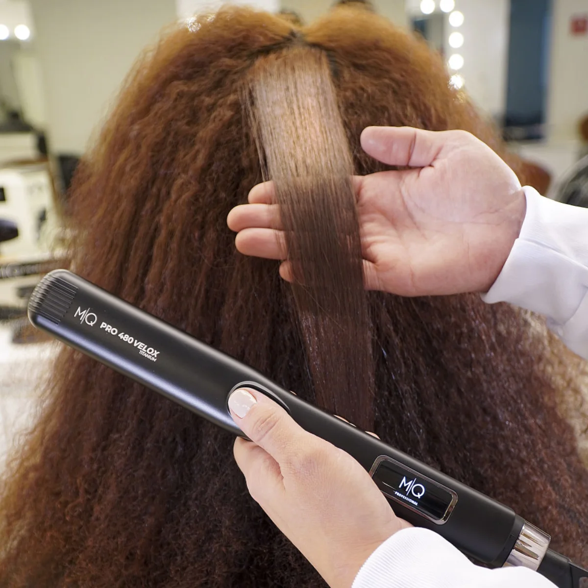 MQ Professional straightening curly hair