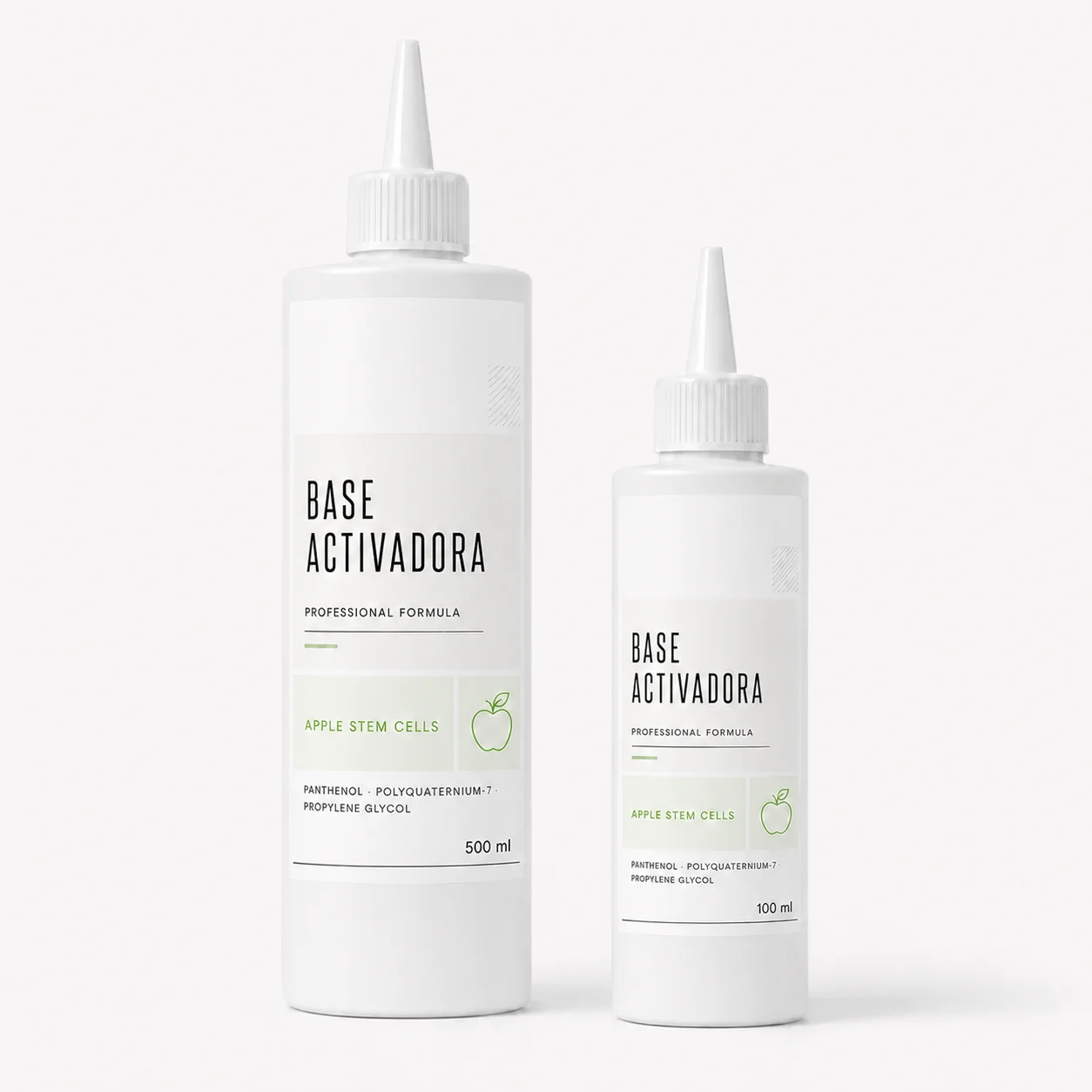 Base Activadora de Click Beauty Labs en formatos de 500 ml y 100 ml